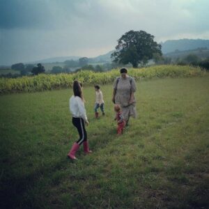 Lizzy and her family in Devon