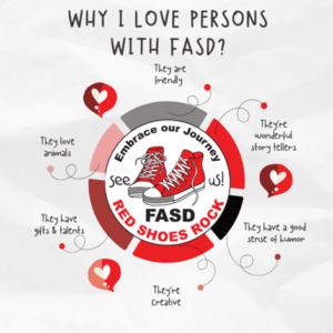 Why I love persons with FASD poster